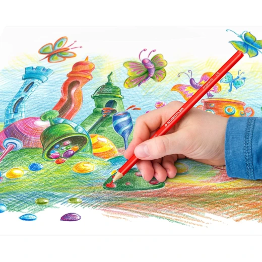 Staedtler Noris Club 144 Erasable Colored Pencils, Pack of 12 - Staedtler - Image 4