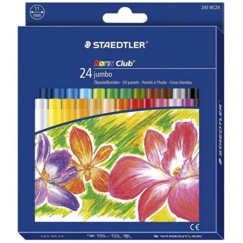 Staedtlers Noris Jumbo Oil Pastel Crayon, Pack of 24 Staedtlers Noris Jumbo Oil Pastel Crayon, Pack of 24
