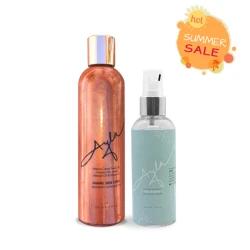 Ayla Summer Package-Golden shimmery Tanning Oil, Aloe vera Toner for after tanning