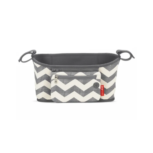 Skip Hop Universal Stroller Organizer: Insulated Beverage and Essentials Stroller Caddy, Chevron - Skip Hop - Image 6