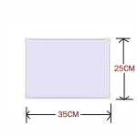 Double Sided Magnetic Whiteboard with Aluminium Frame 25x 35cm