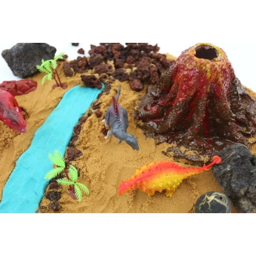 YIPPEE! Sensory Dinosaur Volcano Kit by Rahma - Yippee - Image 4