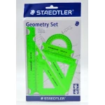 Staedtler Geometry Set 4pcs Asstd, Green - Staedtler