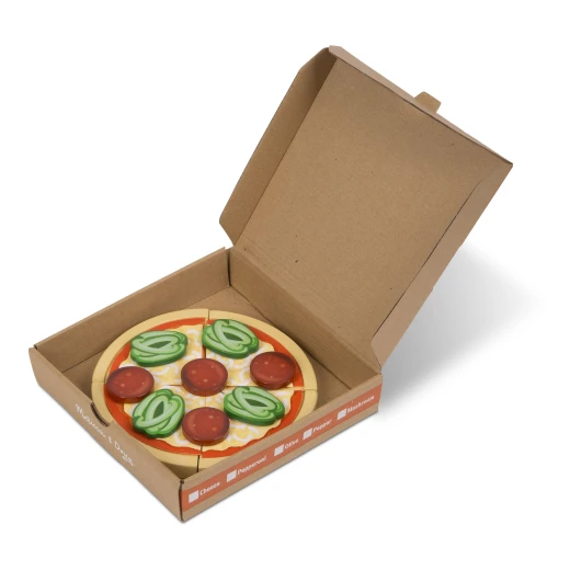 Melissa & Doug Top & Bake Pizza Counter - Wooden Play Food - Melissa &amp; Doug - Image 4