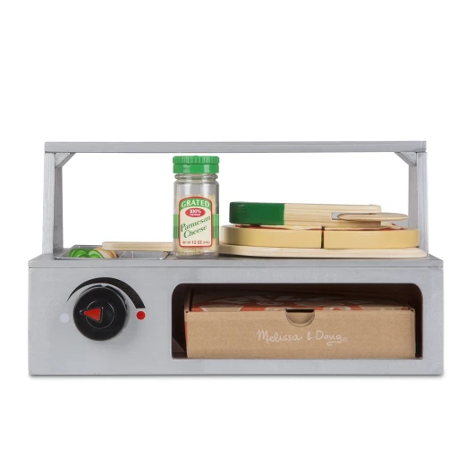 Melissa & Doug Top & Bake Pizza Counter - Wooden Play Food - Melissa &amp; Doug - Image 5
