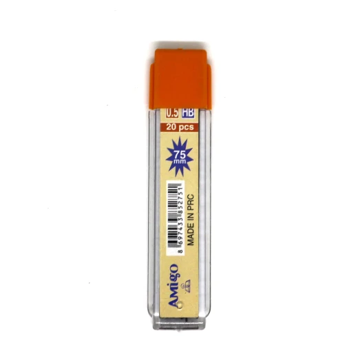 Amigo Pencil leads 0.5 60mm lead thickness HB Office / stationery 20x each Amigo Pencil leads 0.5 60mm lead thickness HB Office / stationery 20x each