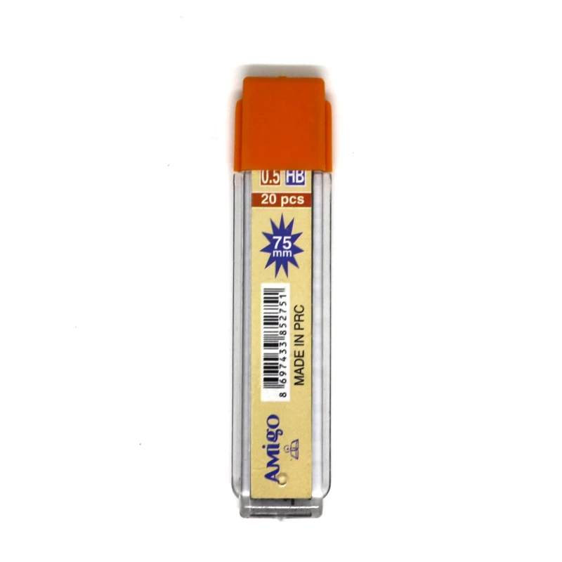 Amigo Pencil leads 0.5 60mm lead thickness HB Office / stationery 20x each - Amigo