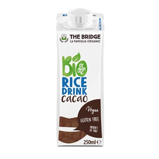 The Bridge Brazil Rice Drink with Cacao 250ml, Organic The Bridge Brazil Rice Drink with Cacao 250ml, Organic