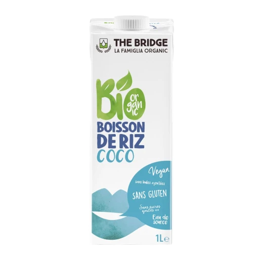 The Bridge Brazil Rice Drink with Coconut 1L, Organic The Bridge Brazil Rice Drink with Coconut 1L, Organic