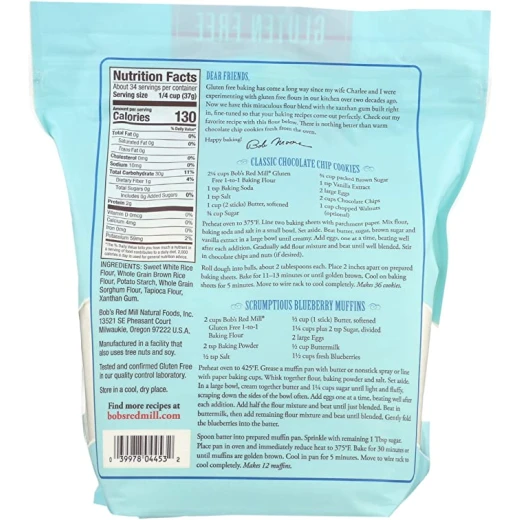 Bob's Red Mill Baking Flour, 1.24Kg - Bob's Red Mill - Image 2