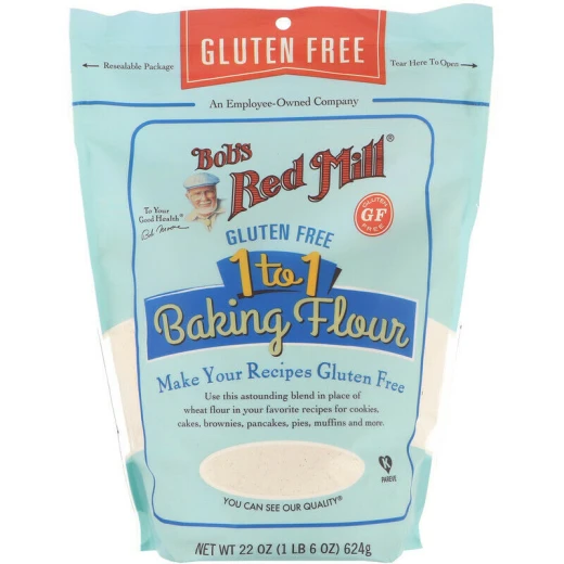 Bob's Red Mill 1 to 1 Baking Flour, 624Kg Bob's Red Mill 1 to 1 Baking Flour, 624Kg