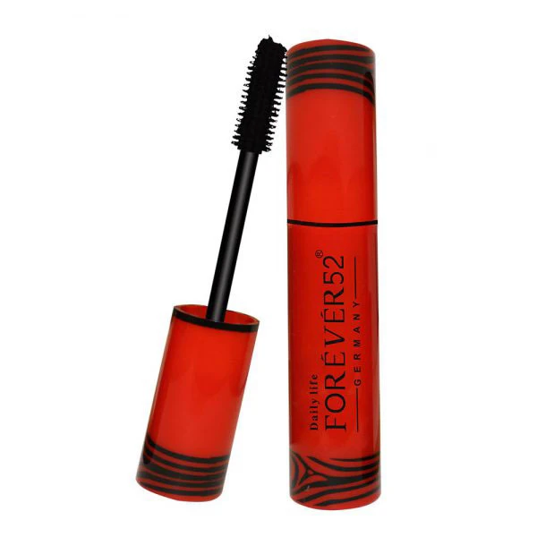 Forever 52 Curling Mascara Cream H001 All Day Lash Curl Volume and Shine Silicone Brush Makeup - Forever 52