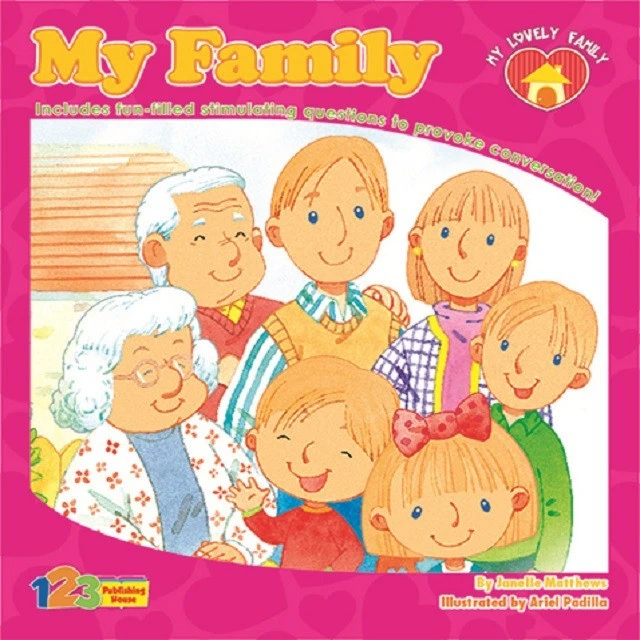 My Lovely Family Series My Family Book - 1 2 3 ببلشنج هاوس