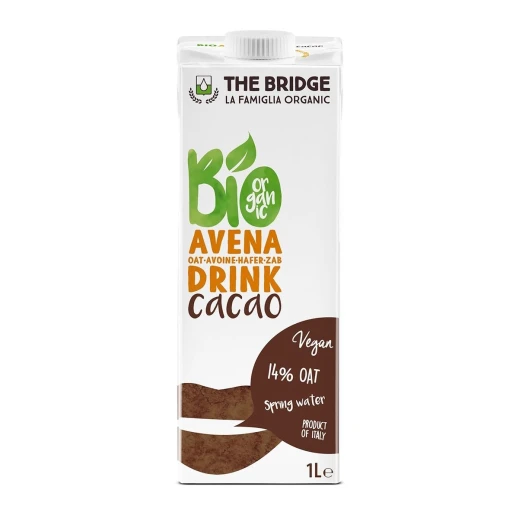 The Bridge Bio Organic Avena Drink Cacao 1L, Organic The Bridge Bio Organic Avena Drink Cacao 1L, Organic