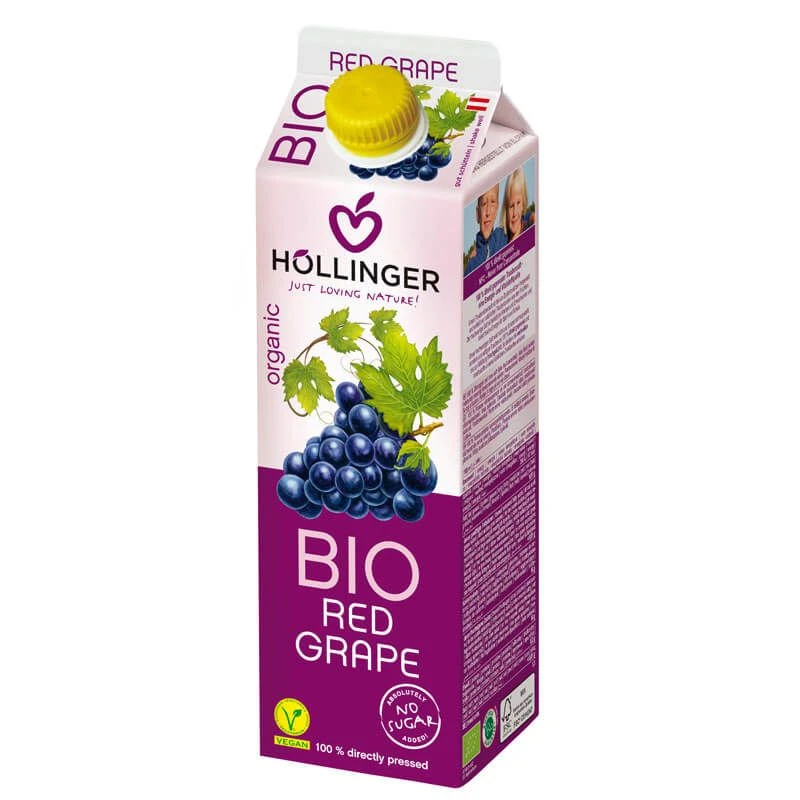HOL Org Red Grape Juice 1L - هولينجر
