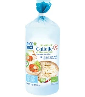 Probios Rice & Rice Organic Rice Cakes With Salt 100g Probios Rice & Rice Organic Rice Cakes With Salt 100g