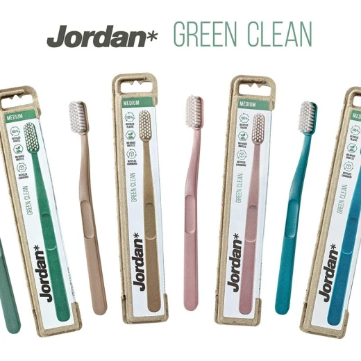 Jordan Green Clean Medium Toothbrush Jordan Green Clean Medium Toothbrush