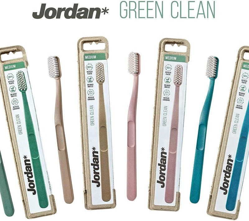 Jordan Green Clean Medium Toothbrush - Jordan