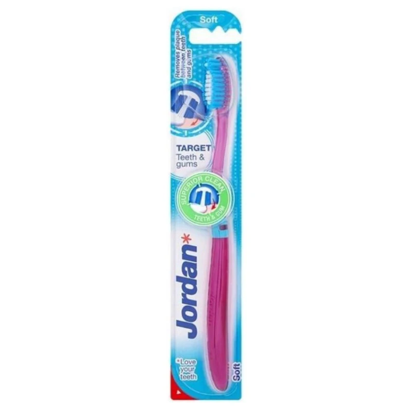 Jordan Toothbrush Target Teeth & Gums Soft, Assortment - Jordan