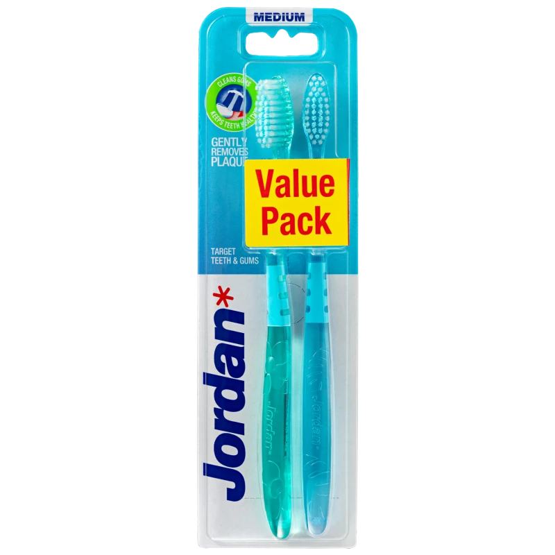 Jordan Target Teeth&Gums Medium 2-pack - Jordan