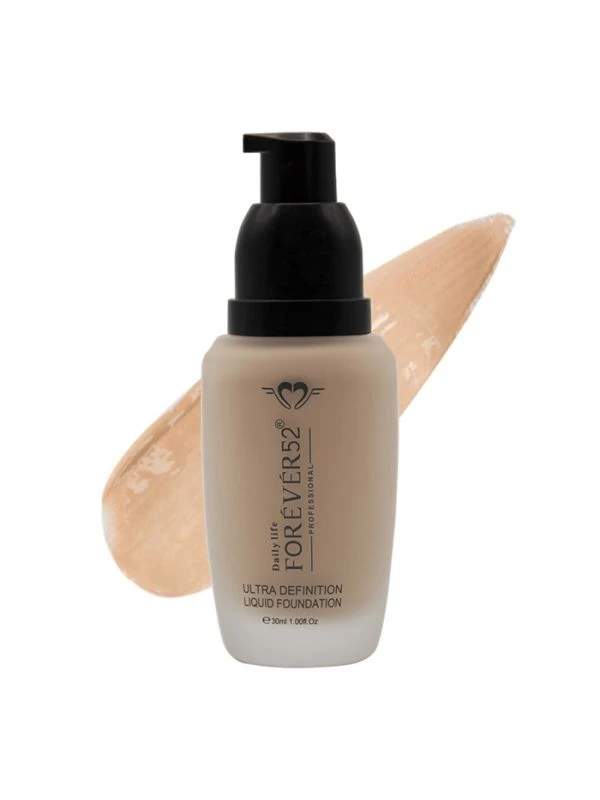 Forever52 Ultra Definition Liquid Foundation All Day Coverage Flawless Finish Makeup Base for Radiant Complexion - Forever52