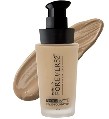 Forever52 Photo Matte Liquid Foundation Full Coverage for Oily Skin Long Lasting Makeup - Forever52
