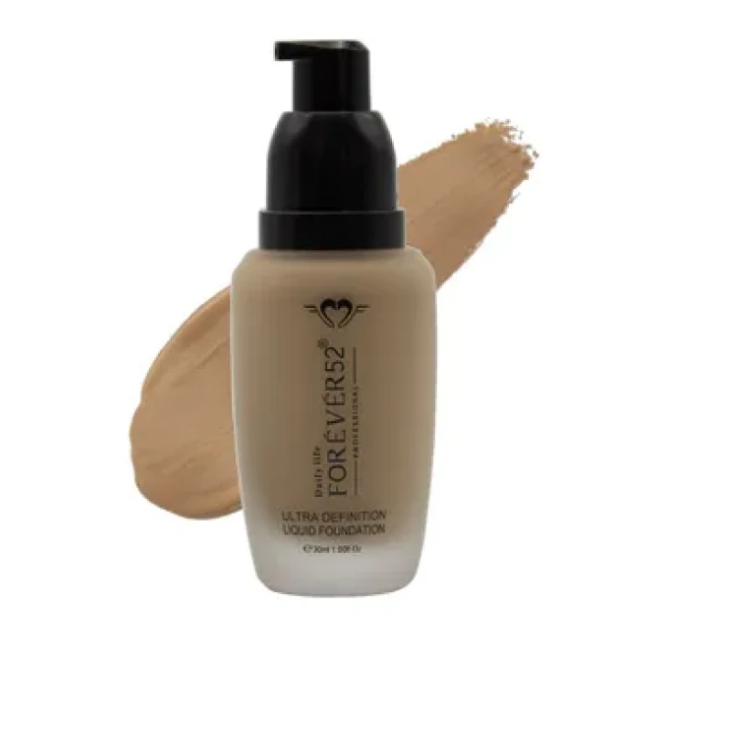 Forever52 Ultra Definition Full Coverage Liquid Foundation All Skin Types Natural Radiance Makeup - Forever52