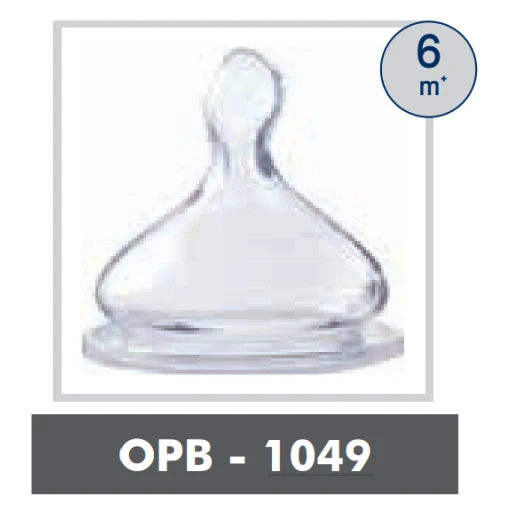 Optimal Wide Neck Orthodontic Silicone Nipple 6+ Optimal Wide Neck Orthodontic Silicone Nipple 6+