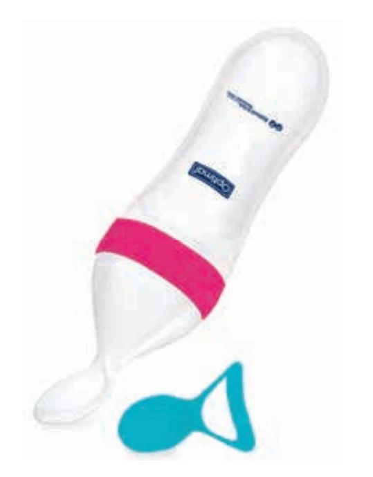 Optimal Silicone Squeeze Feeder, Pink - Optimal