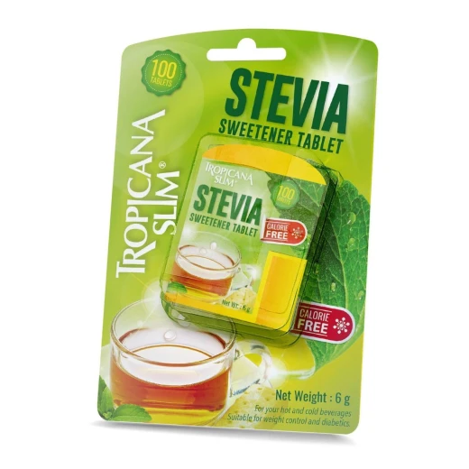 Tropicana Slim Sweetener Stevia 100 Tablets 18 g Tropicana Slim Sweetener Stevia 100 Tablets 18 g