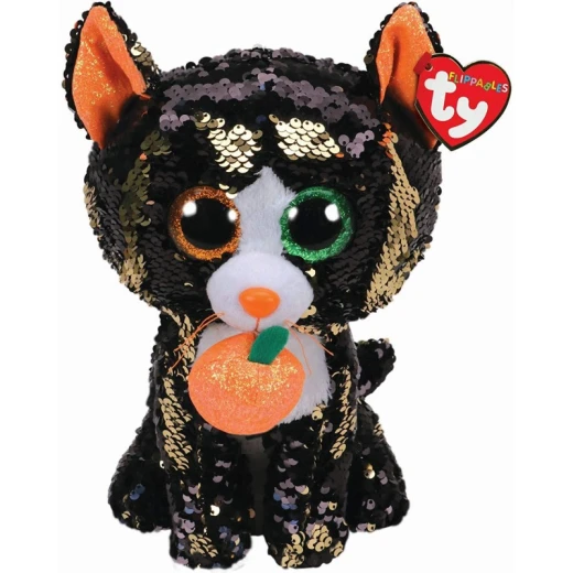 Ty- Flippables Jinx The Cat Sequins Soft Toy 23 cm, Multi-Coloured Ty- Flippables Jinx The Cat Sequins Soft Toy 23 cm, Multi-Coloured