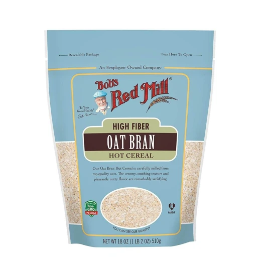 Bob's Red Mill High Fiber Oat Bran Hot Cereal 510g Bob's Red Mill High Fiber Oat Bran Hot Cereal 510g