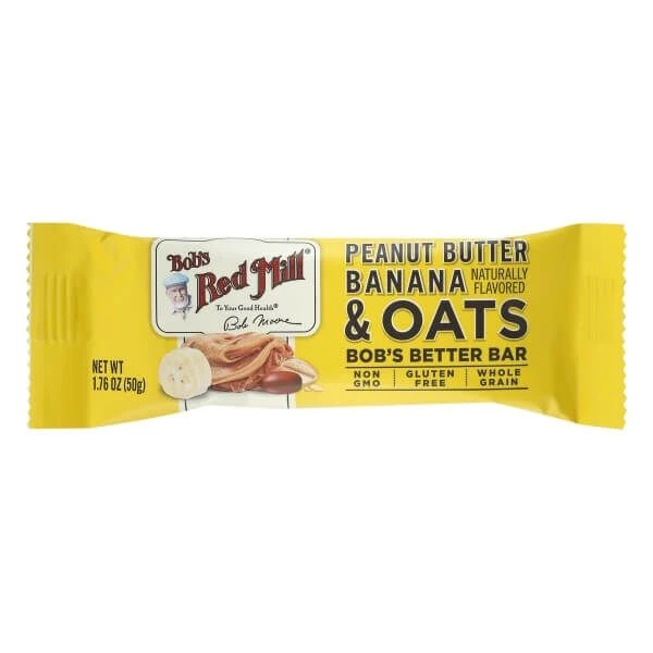 Bobs Red Mill Peanut Butter Banana & Oat Bar  50g - Bob's Red Mill