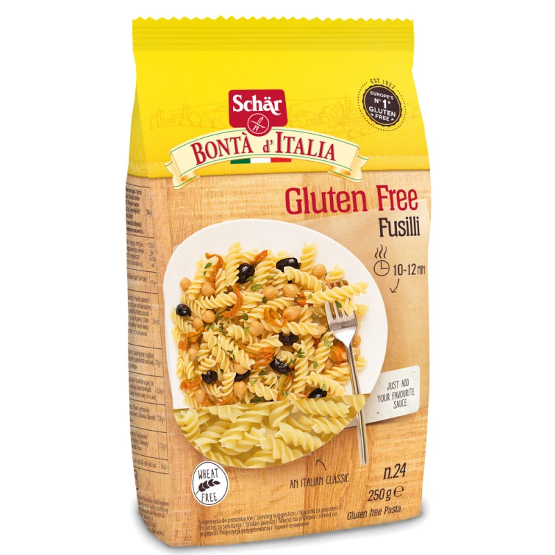 Schar Gluten Free Fusilli, Clearance- 250 g - Schar