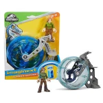 Mattel Jurassic World Imaginext Basic Figure with Vehicle, Assorted Color, 1 Piece - Jurassic World