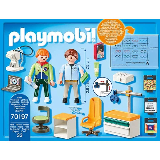 Playmobil Eye Doctor 33 Pcs For Children - Playmobil - Image 2