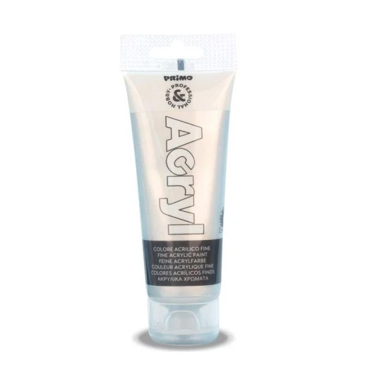 Primo Acrylic Color Tube 75ml - Silver Primo Acrylic Color Tube 75ml - Silver