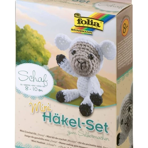 Folia Mini Lama Crochet Set 'sheep' Folia Mini Lama Crochet Set 'sheep'