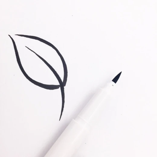 قلم رسم أسود من مارفي - لا بن - Image 2