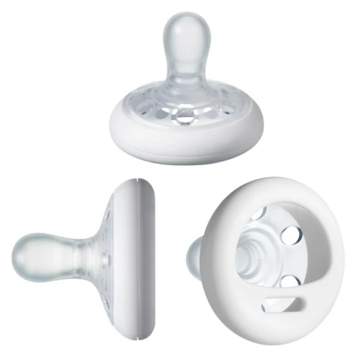 Tommee Tippee Breast Like Soothers 6-18 Months White Color - Tommee Tippee - Image 3