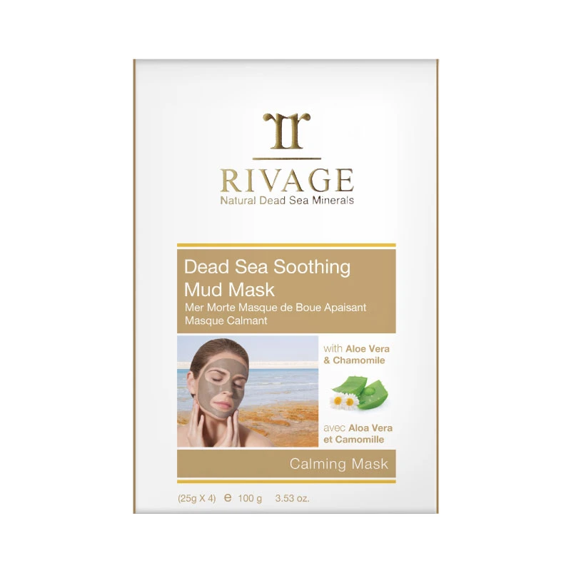 Rivage Dead Sea Soothing Mud Mask - 25 g x 4 - Rivage
