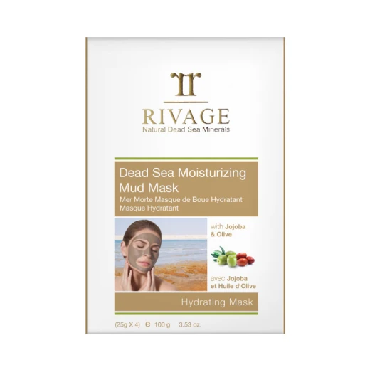 Rivage Dead Sea Moisturizing Mud Mask Sachets, 25 Gram, 4 Sachets Rivage Dead Sea Moisturizing Mud Mask Sachets, 25 Gram, 4 Sachets