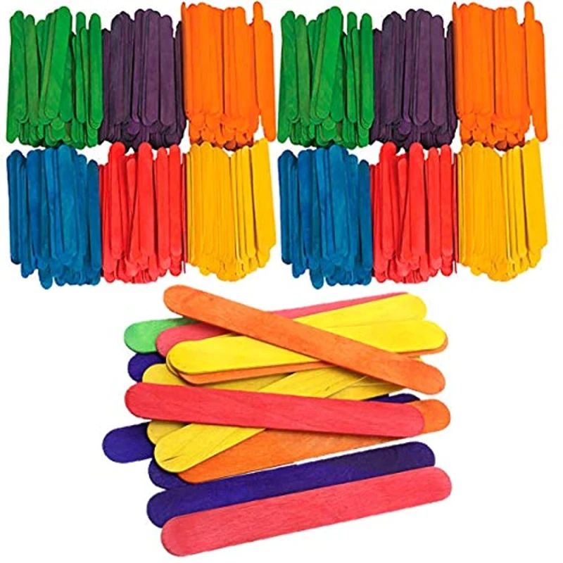 Foska  Wooden Colored Popsicles - فوسكا