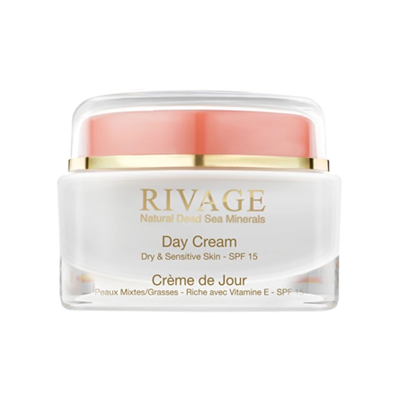 Rivage "Day Cream SPF 15 for Dry & Sensitive Skin " -  50 ml - Rivage