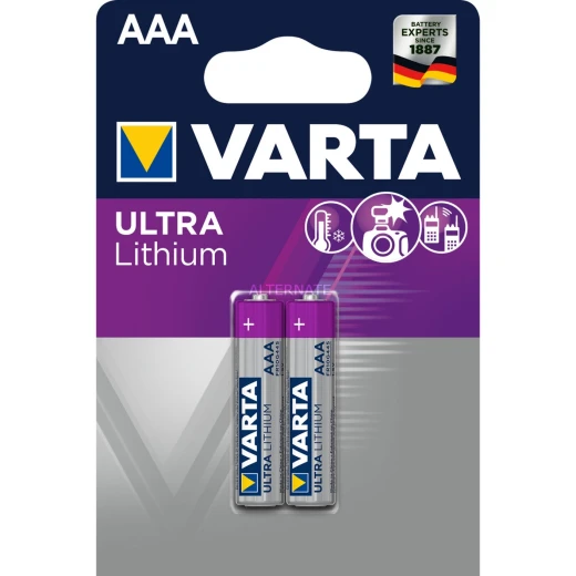 Varta 2x 1.5V AAA Single-use battery Lithium Varta 2x 1.5V AAA Single-use battery Lithium