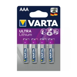 Varta 4 Batteries Aaa 1.5v Ultra Lithium