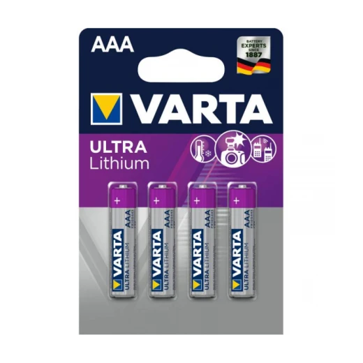 Varta 4 Batteries Aaa 1.5v Ultra Lithium Varta 4 Batteries Aaa 1.5v Ultra Lithium
