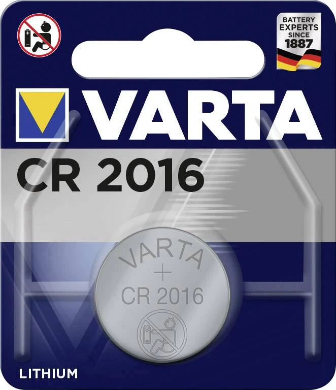 Varta Electronics CR2016 Button cell CR2016 Lithium 87 mAh 3 V 1 pc(s) - فارتا