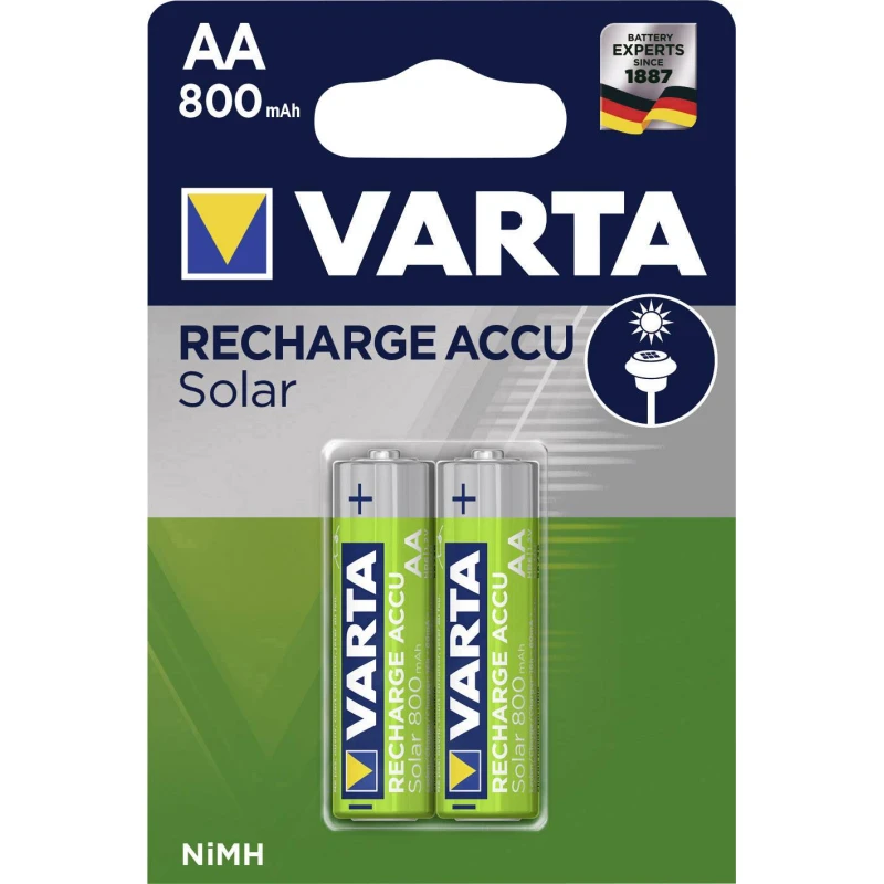 Varta Solar HR06 AA battery (rechargeable) NiMH 800 mAh 1.2 V 2 pc(s) - فارتا