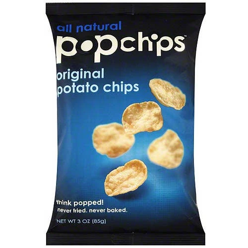 Pop Chips Gluten Free Chips Original Potato 23g - Pop Chips
